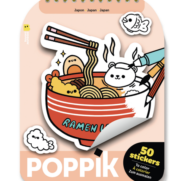 COLORING STICKER - JAPAN